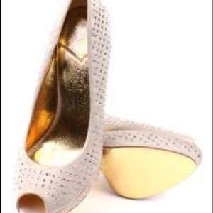 Ted Baker Svana 2 Nude Crystals Pump Shoes